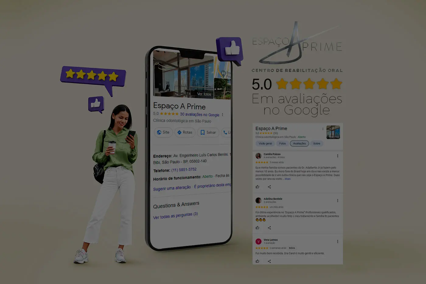 Espaço A Prime - 5.0 em Avaliações no Google